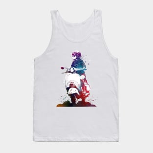 Motor scooter sport art Tank Top